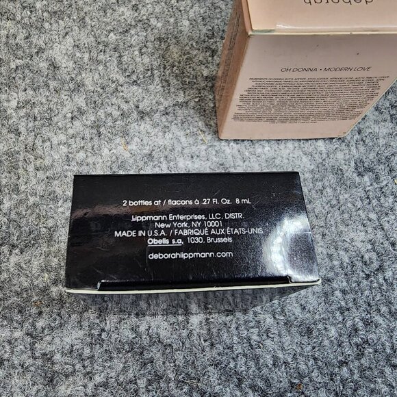 4 Deborah Lippmann Nail Polish 0.27 fl.oz. Mini Pink Glitter Modern Love - Picture 5 of 9